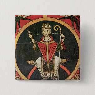 Badge Carré 5 Cm St Peter 2