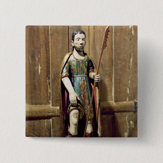 Badge Carré 5 Cm St Rocco (Devant)