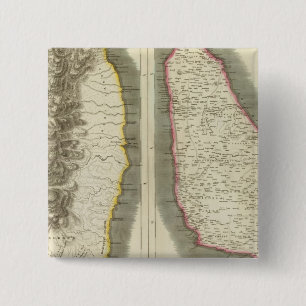 Badge Carré 5 Cm St Vincent, Barbadoes