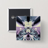 Badge Carré 5 Cm Stade pourpre (Devant & derrière)