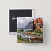 Badge Carré 5 Cm Staithes, c.1897-1918 (Devant & derrière)