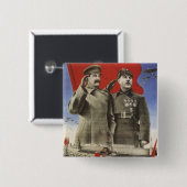 Badge Carré 5 Cm Stalin (Devant & derrière)