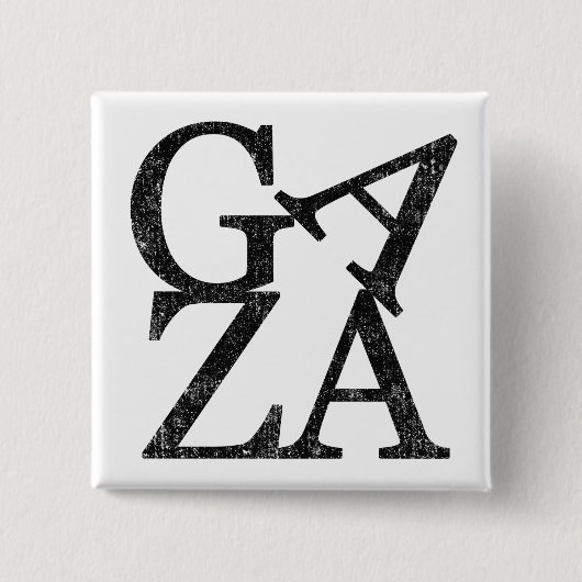 Badge Carré 5 Cm Stand With Gaza Protect Palestinian ChiCoaster Set (Devant)
