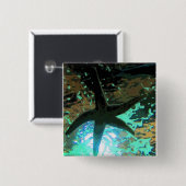 Badge Carré 5 Cm Starfish CB (Devant & derrière)