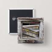 Badge Carré 5 Cm State, propriété (Devant & derrière)