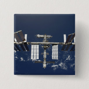 Badge Carré 5 Cm Station spatiale internationale 4