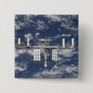 Badge Carré 5 Cm Station spatiale internationale 6