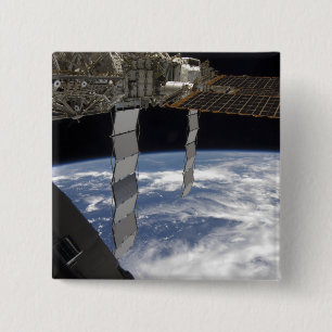 Badge Carré 5 Cm Station spatiale internationale 7