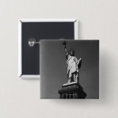 Badge Carré 5 Cm Statue de la liberté (Devant & derrière)