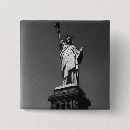 Badge Carré 5 Cm Statue de la liberté (Devant)