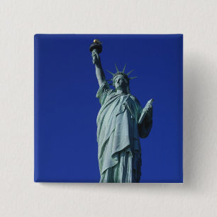 Badge Carré 5 Cm Statue de la liberté, New York, Etats-Unis 4