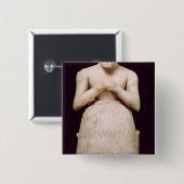 Badge Carré 5 Cm Statue du fonctionnaire Ebih-IL (Devant & derrière)