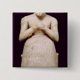 Badge Carré 5 Cm Statue du fonctionnaire Ebih-IL