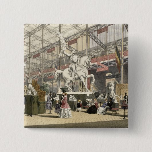 Badge Carré 5 Cm Statues dans la section de la Belgique du grand (Devant)