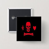 Badge Carré 5 Cm Stede Capot-Rouge (Devant & derrière)