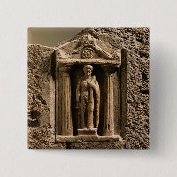 Stele votif de marbre et de grès avec le figu