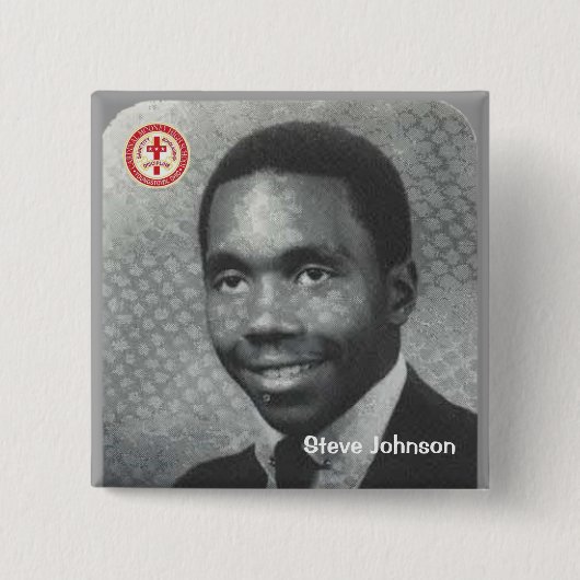 Badge Carré 5 Cm Steve Johnson (Devant)