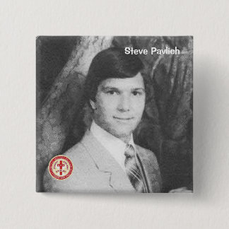 Badge Carré 5 Cm Steve Pavlich