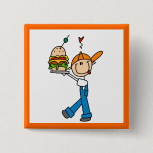 Badge Carré 5 Cm Stick sandwich Connoisseur