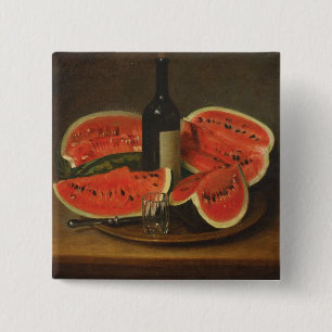 Badge Carré 5 Cm Still Life with Watermelons (par Constantin Stahi)