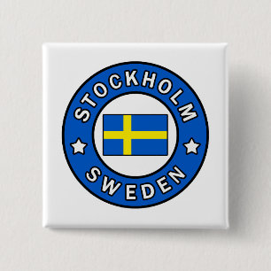 Badge Carré 5 Cm Stockholm Suède