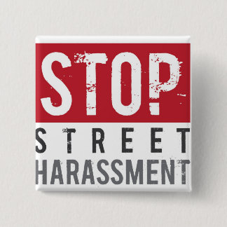 Badge Carré 5 Cm StopStreetHarassmentButton