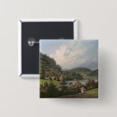 Badge Carré 5 Cm Stourhead (Devant & derrière)