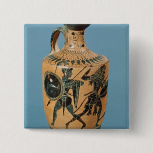 Badge Carré 5 Cm Style Lekythos de grenier