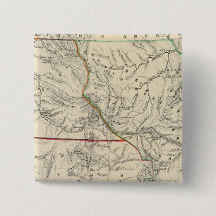 Badge Carré 5 Cm Sud-Ouest des États-Unis