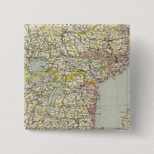 Badge Carré 5 Cm Suède, sud