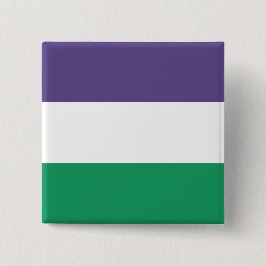 Badge Carré 5 Cm Suffragette Flag (Devant)