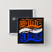 Badge Carré 5 Cm Suid-Afrika (Devant & derrière)