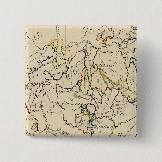 Badge Carré 5 Cm Suisse 9 (Devant)