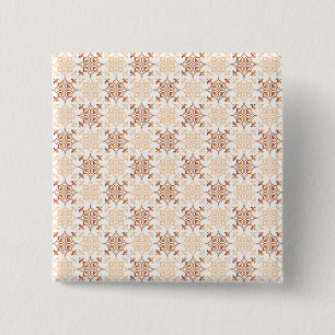 Badge Carré 5 Cm SUN traditionnel letton motif géométrique VII