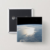 Badge Carré 5 Cm Sunglint Reflète Le Golfe Du Mexique (Devant & derrière)