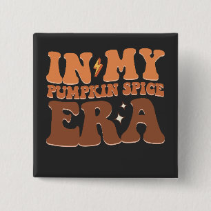 Badge Carré 5 Cm Super Dans Mon Époque Citrouille Épice Halloween A