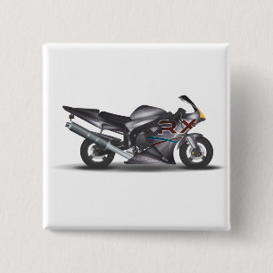 Badge Carré 5 Cm Superbike