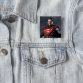 Badge Carré 5 Cm Superman Alternate (En situation)
