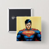 Badge Carré 5 Cm Superman Flying (Devant & derrière)
