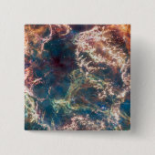 Badge Carré 5 Cm Supernova Resnant Cassiopée A. (Devant)