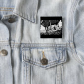 Badge Carré 5 Cm support revêtu (En situation)