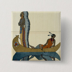 Badge Carré 5 Cm Sur le Missouri, 1922 (copie de pochoir)
