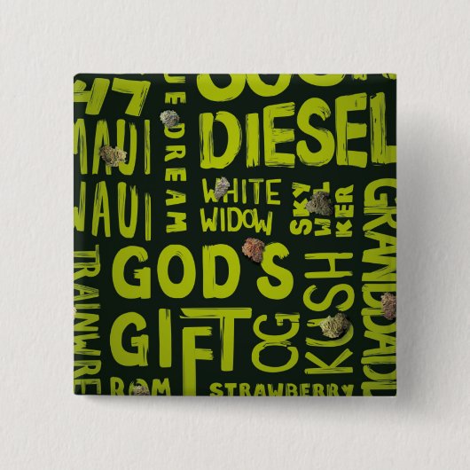 Badge Carré 5 Cm Surnoms (Devant)