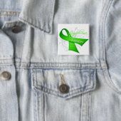 Badge Carré 5 Cm Survivant - Lymphome (En situation)