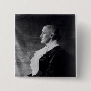 Badge Carré 5 Cm Susan Brownell Anthony
