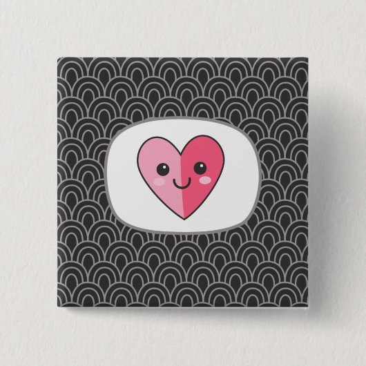 Badge Carré 5 Cm Sushi Pin (Devant)