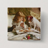 Badge Carré 5 Cm Suspens, affiche (Devant)