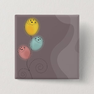 Badge Carré 5 Cm Sweet Abstract
