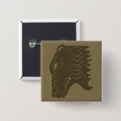 Badge Carré 5 Cm Symbole de tête d'ours BEORN™ (Devant & derrière)