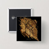 Badge Carré 5 Cm Symbole Mirkwood (Devant & derrière)